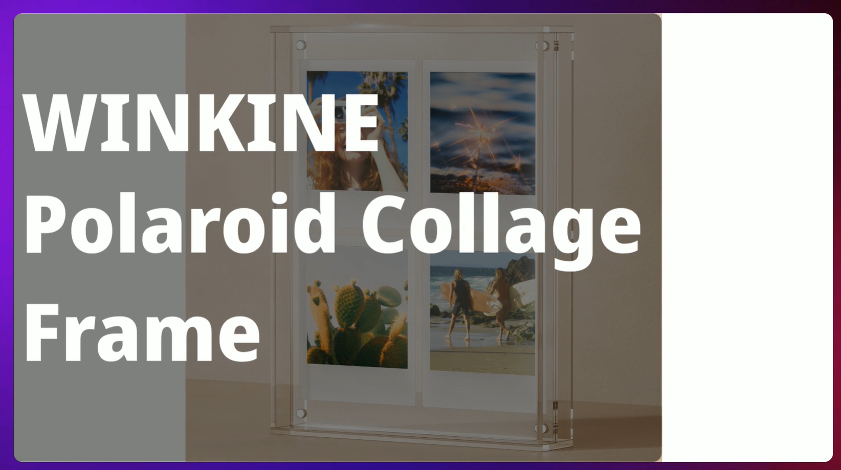 Amazon.com - WINKINE Wall Polaroid Frame for i-Type/600/SX-70